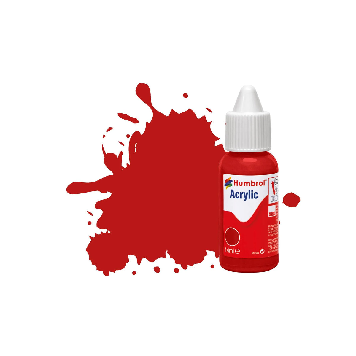 HUMBROL Acrylic Dropper Bottle Model Paint 14ml ALL COLOURS Matt Gloss Satin Airfix