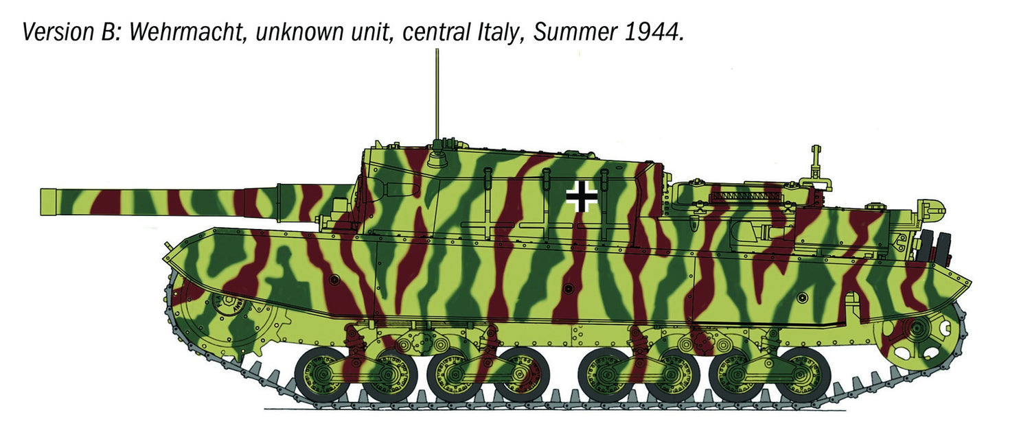 Italeri 1/35 Semovente M43 da 105/25 Bassotto Tank Scale Model Kit 6751