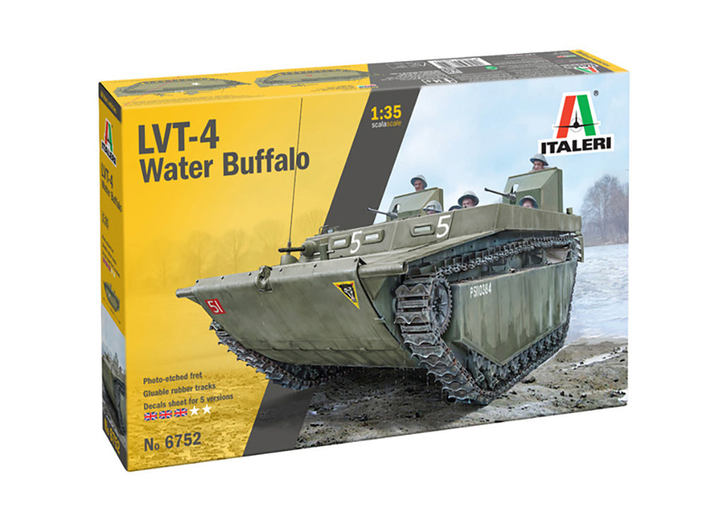 Italeri  1/35 LVT-4 Water Buffalo model military scale kit 6752