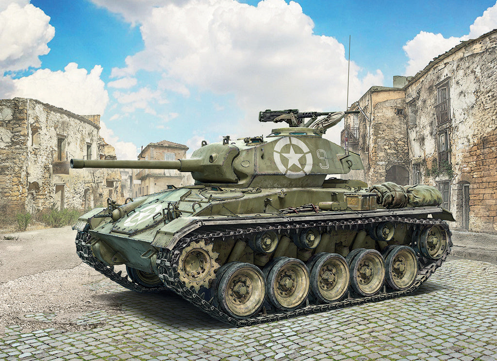 Italeri M24 "Chaffee" Tank 1/35 Scale Military model Kit 6761