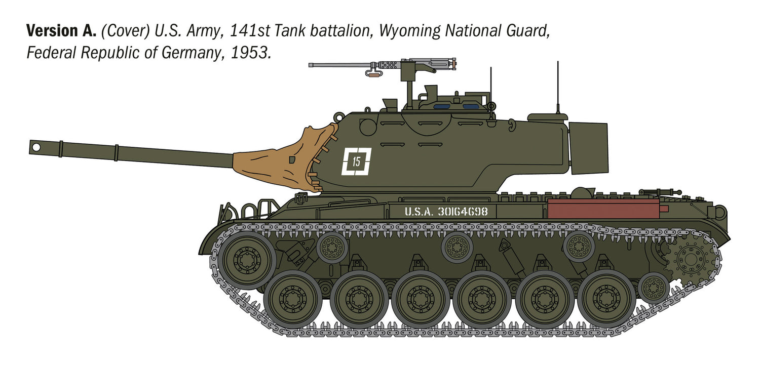 Italeri 1/35 M47 Patton Scale Model Tank Kit 6763*