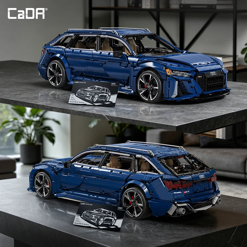 CaDA Audi RS6 Avant (2019) Master Series 1:8 Brick Model 4663pcs C61615W
