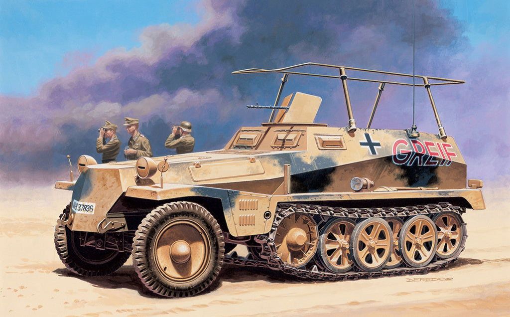 Italeri  1/72 Sd. Kfz. 250/3  Half Track Military Scale model kit 7034