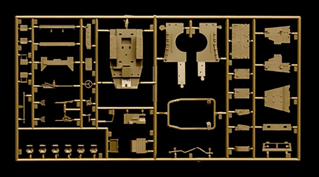 Italeri 1/72 M3A1 Scout Car Scale Military Model Kit 7063