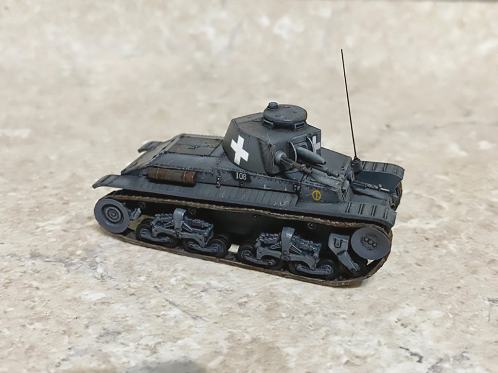 Italeri 1:72 Panzerkampfwagen 35 (t) Military Tank Scale Model Kit 7084