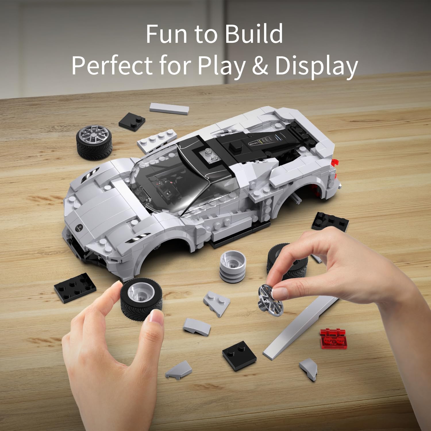 Cada 1:20 RC Lotus Evija Sports Car 308 pcs Building Block Brick Set C51071W