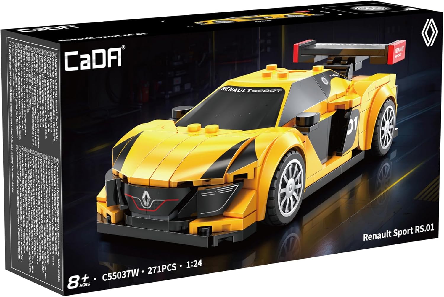 CaDA 1:24 Renault Sport RS.01 - 271 pcs Car building Brick Set C55037W