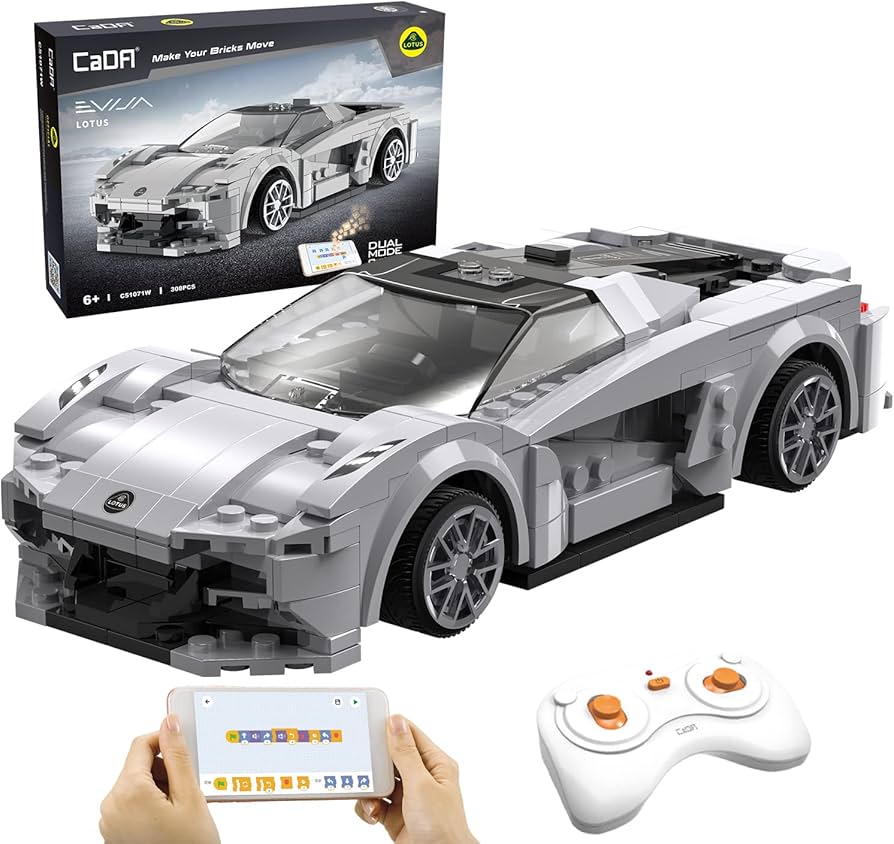Cada 1:20 RC Lotus Evija Sports Car 308 pcs Building Block Brick Set C51071W