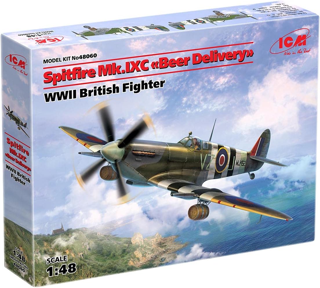 ICM 1/48 Spitfire Mk.IXC 'Beer Delivery' WWII British Fighter Scale Model Kit