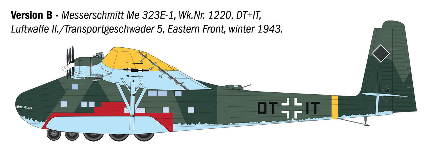 Italeri 1/72 Messerschmitt Me 323 Gigant Model Aircraft Set 90104