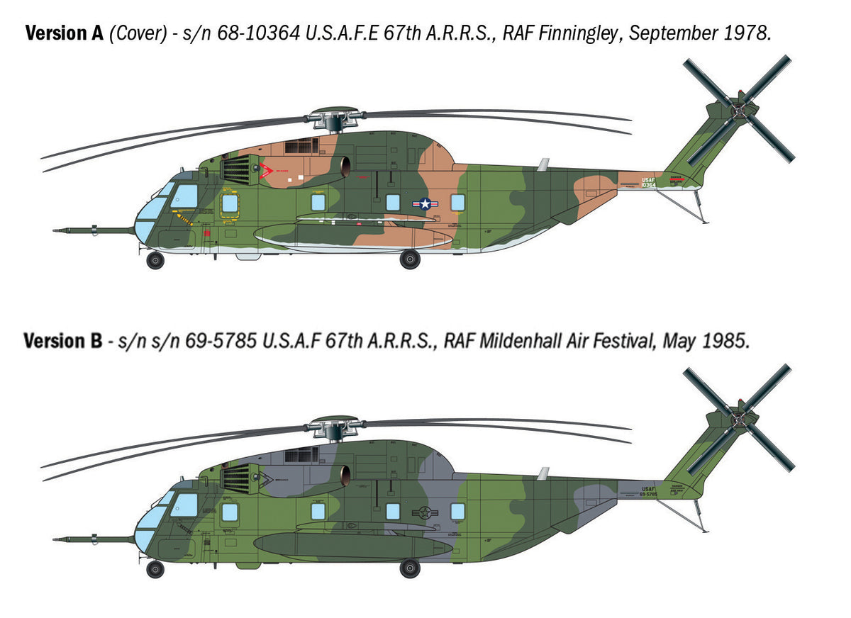 Italeri HH-53C Super Jolly Green Giant Helicopter Scale Model Kit 91035