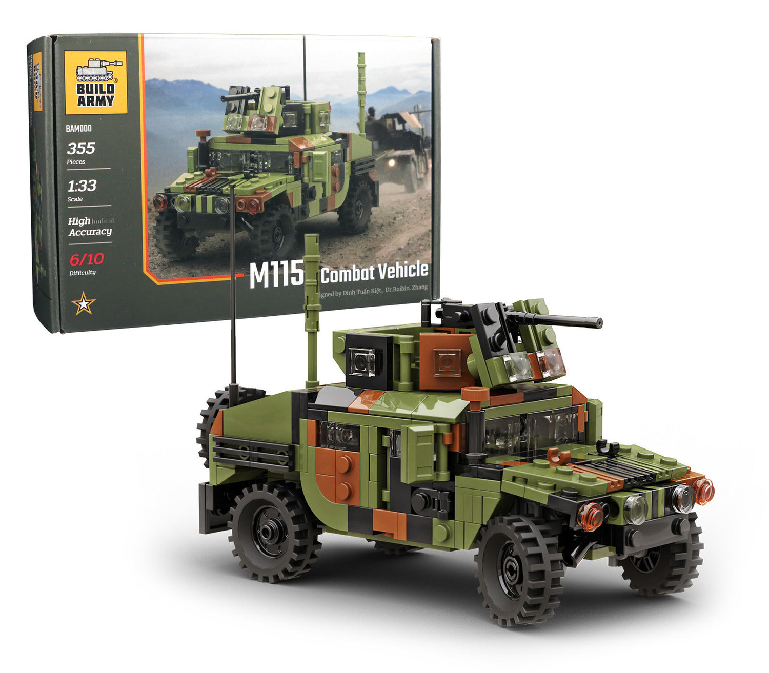 Humvee M1151Â Combat Vehicle Military Building Block Set