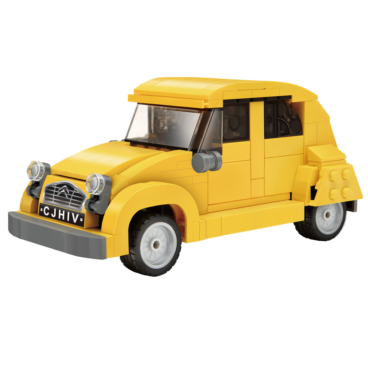 CaDA 1:24 Citroen 2CV Retro Car - 298 pcs Building Brick Block Set C55021W
