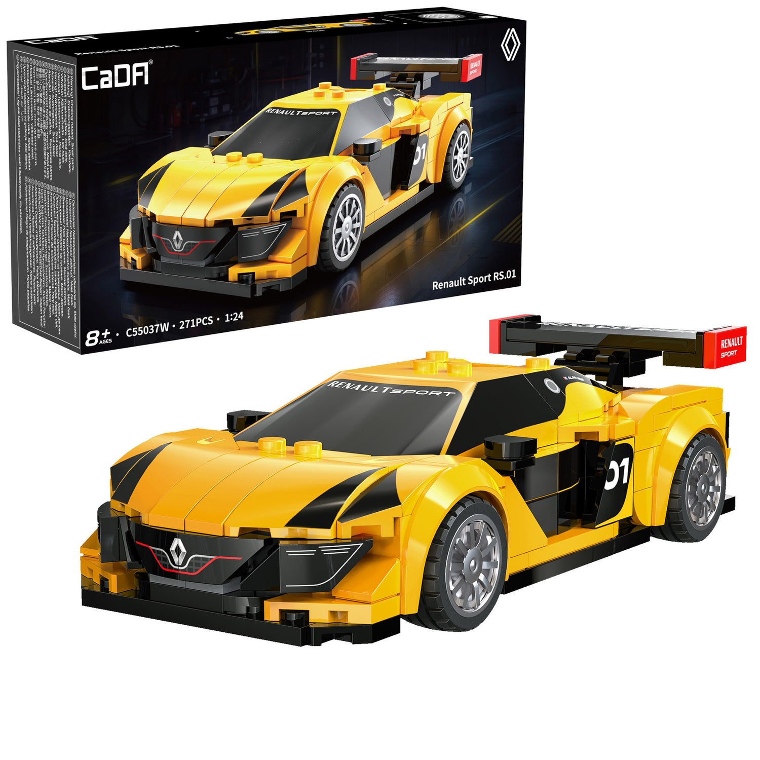 CaDA 1:24 Renault Sport RS.01 - 271 pcs Car building Brick Set C55037W