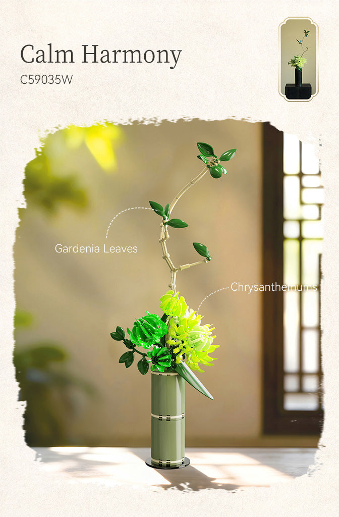 CaDA Creative - Oriental Floral Art: Calm Harmony - 299 pcs - C59035W