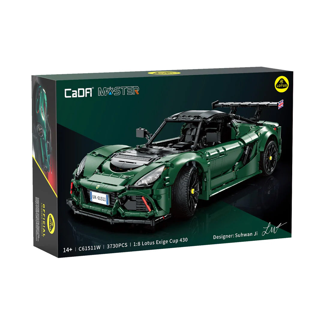 Cada 1:8 Lotus Exige Cup 430 Car - 3730 pcs Buiding Block Set C61511W