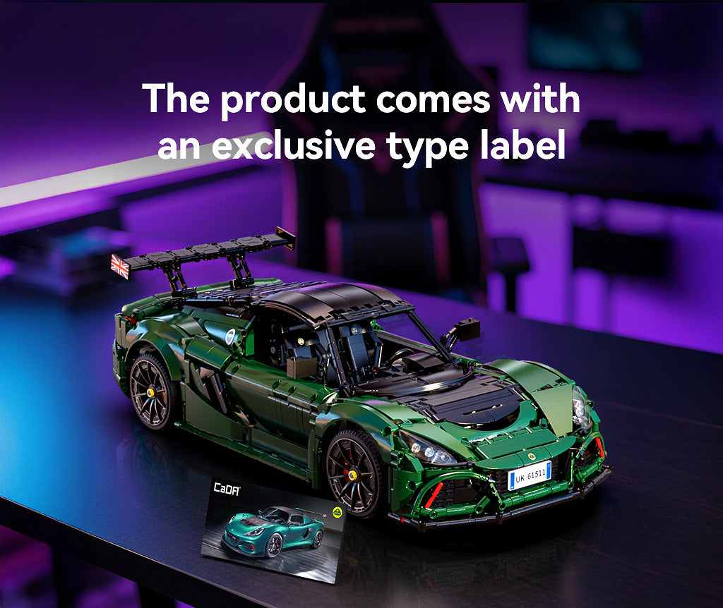 Cada 1:8 Lotus Exige Cup 430 Car - 3730 pcs Buiding Block Set C61511W