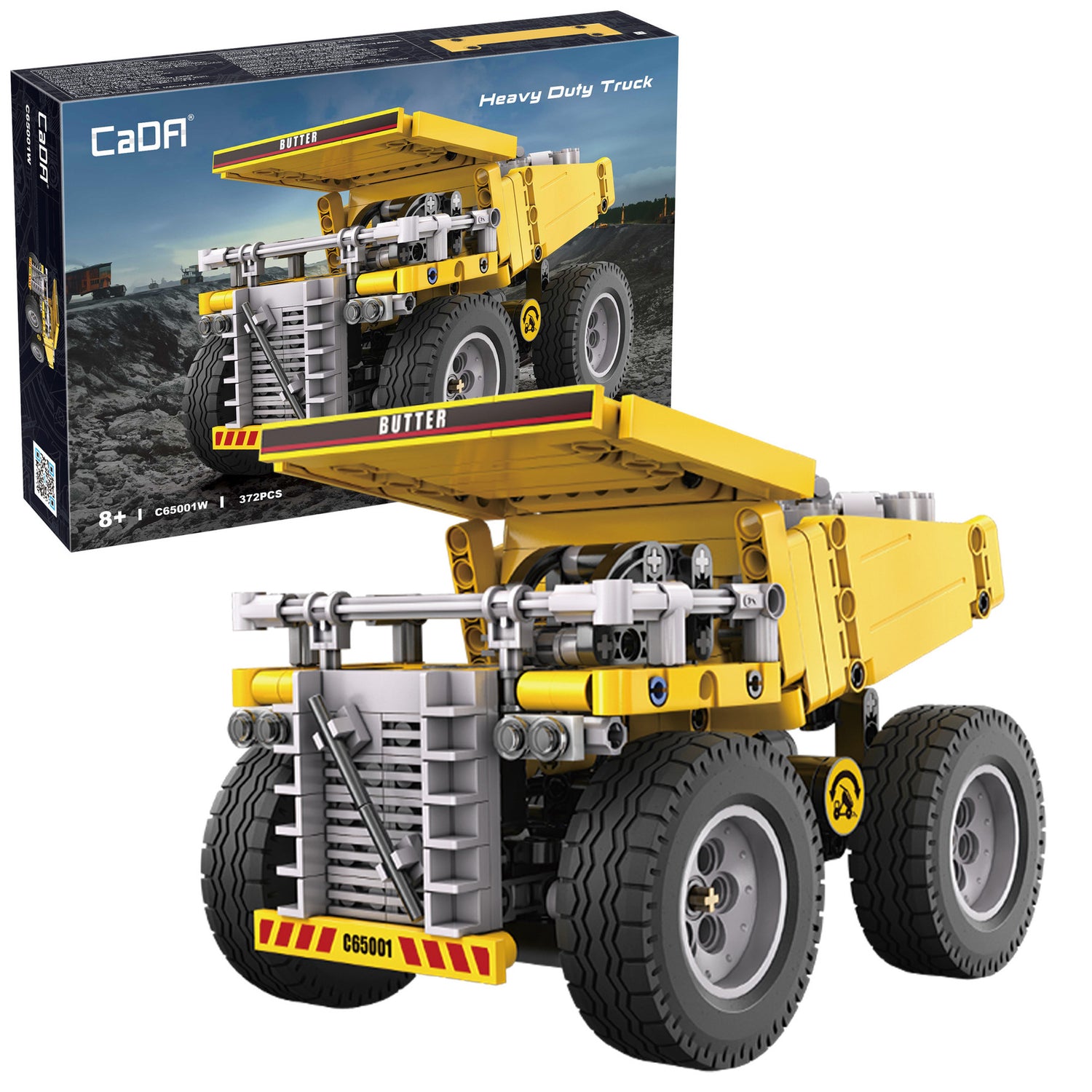 CaDA Heavy Duty Haul Dump Truck Building brick block Set 372 pcs C65001W