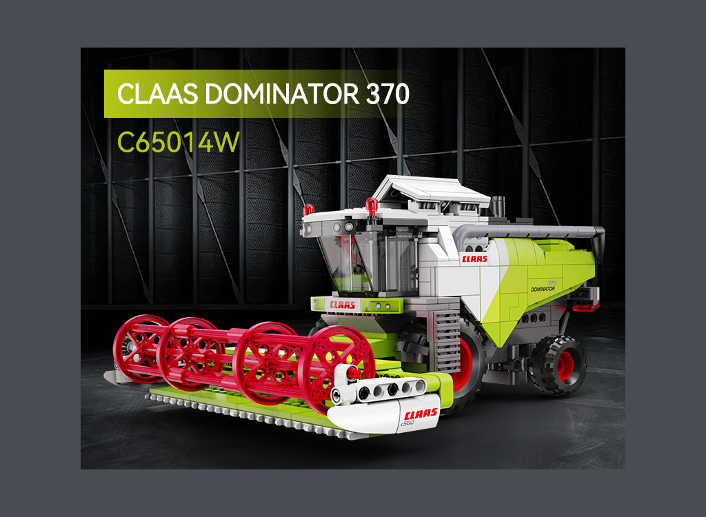 Cada CLAAS Dominator 370 Combine Harvester - 348 pcs Building Block Farm Set C65014W