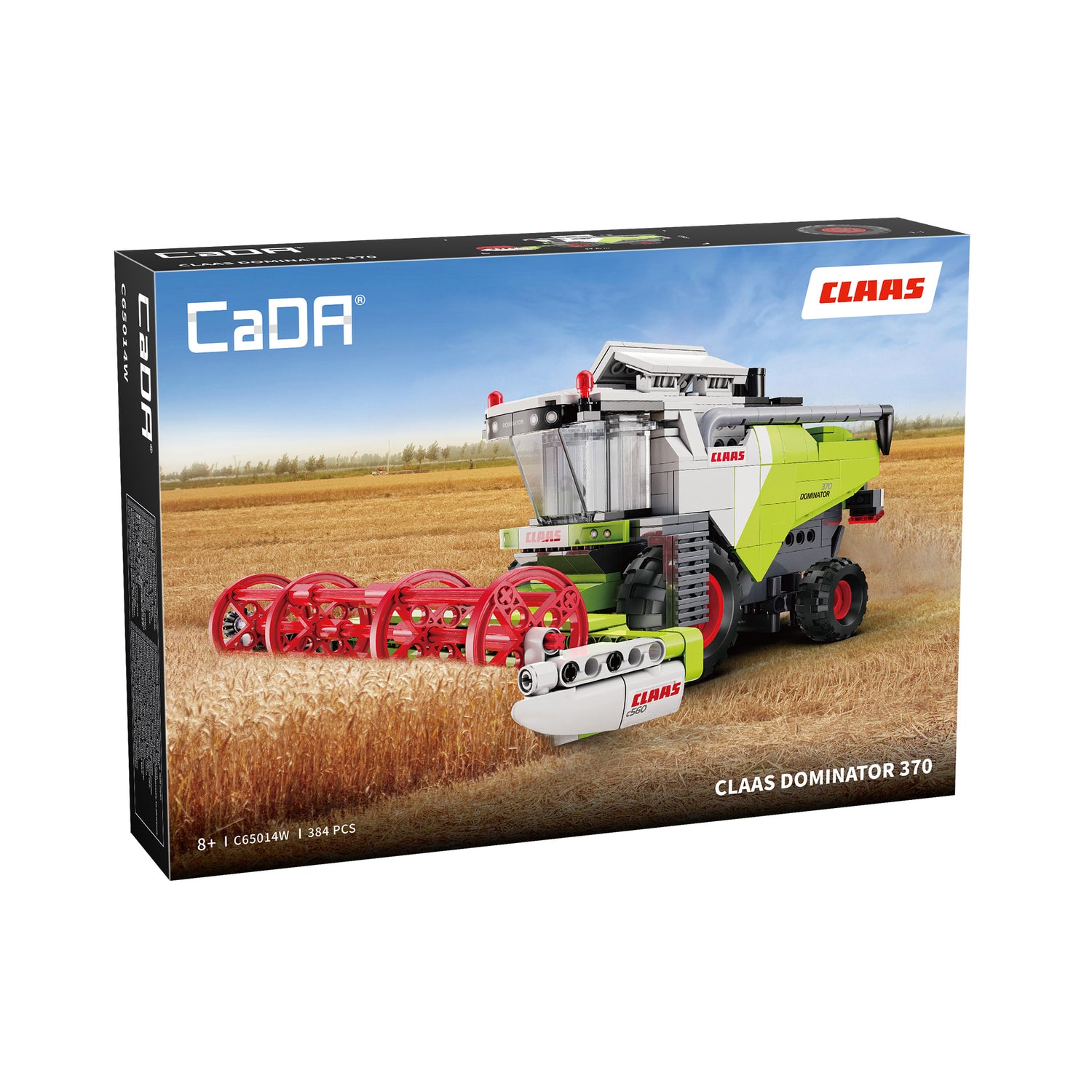 Cada CLAAS Dominator 370 Combine Harvester - 348 pcs Building Block Farm Set C65014W