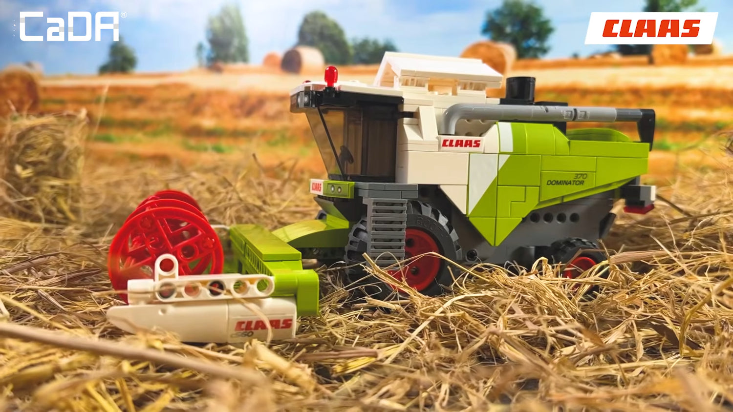 Cada CLAAS Dominator 370 Combine Harvester - 348 pcs Building Block Farm Set C65014W