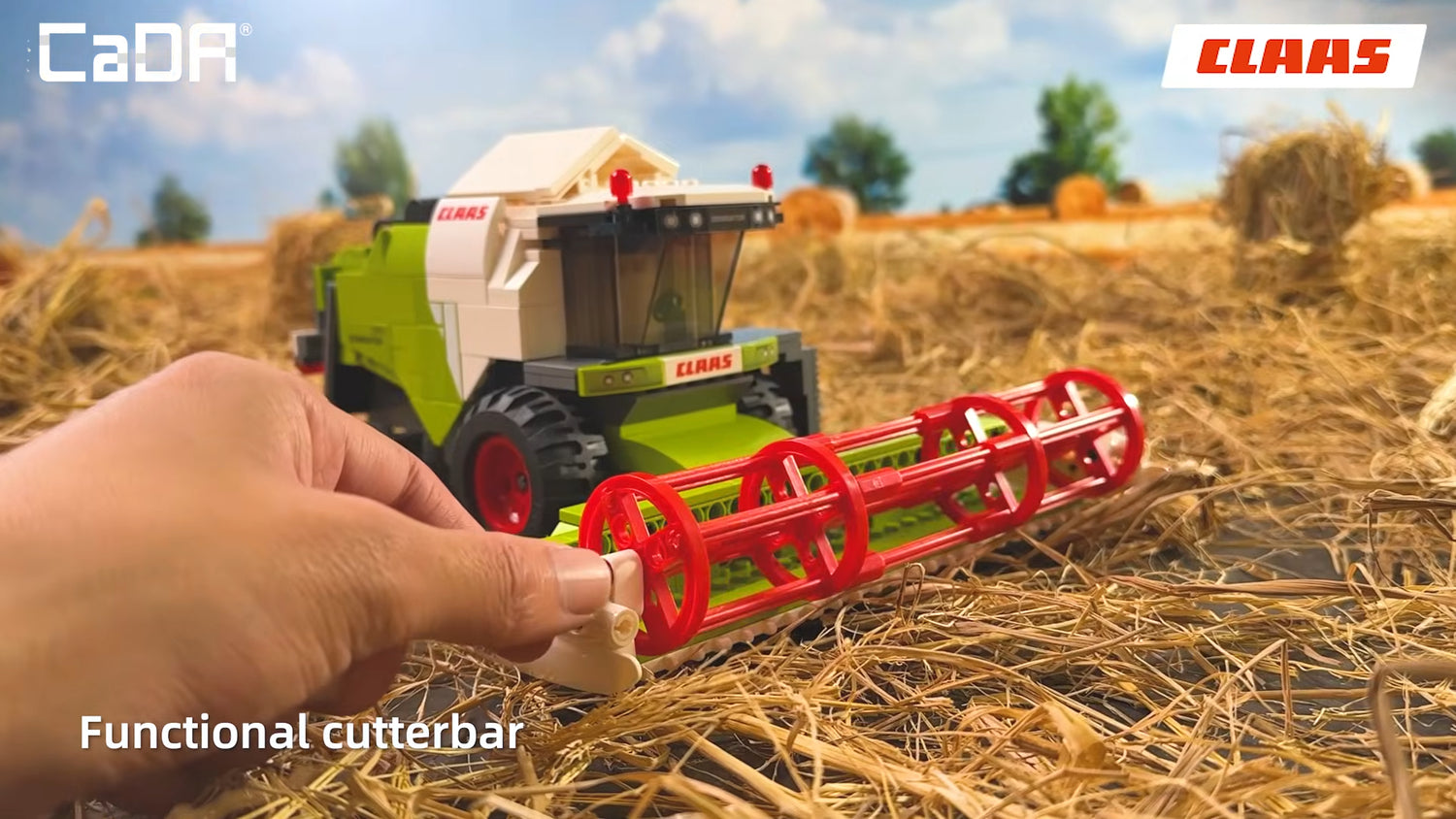 Cada CLAAS Dominator 370 Combine Harvester - 348 pcs Building Block Farm Set C65014W