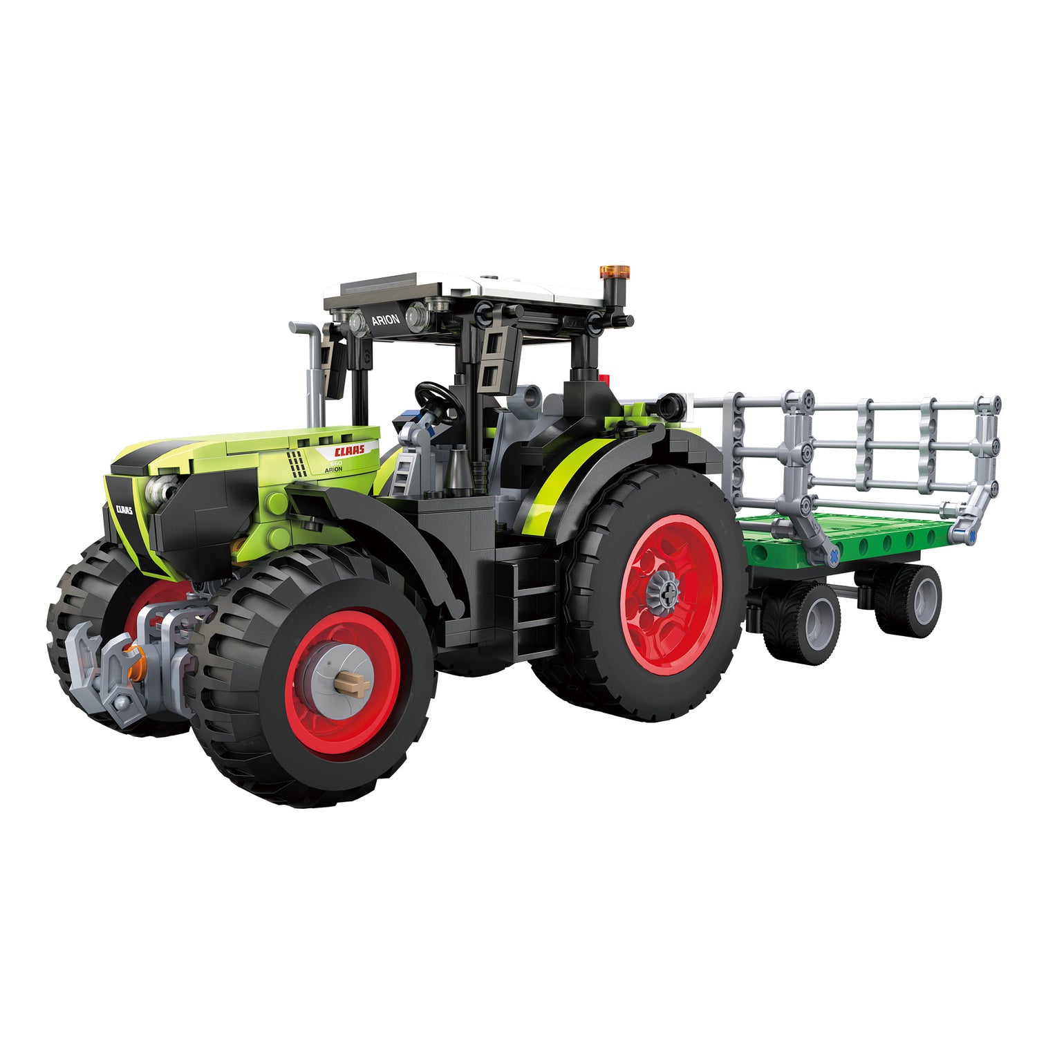 CaDA CLAAS Arion 660 Farm Tractor - 448 pcs Brick Building Farm Set C65015W