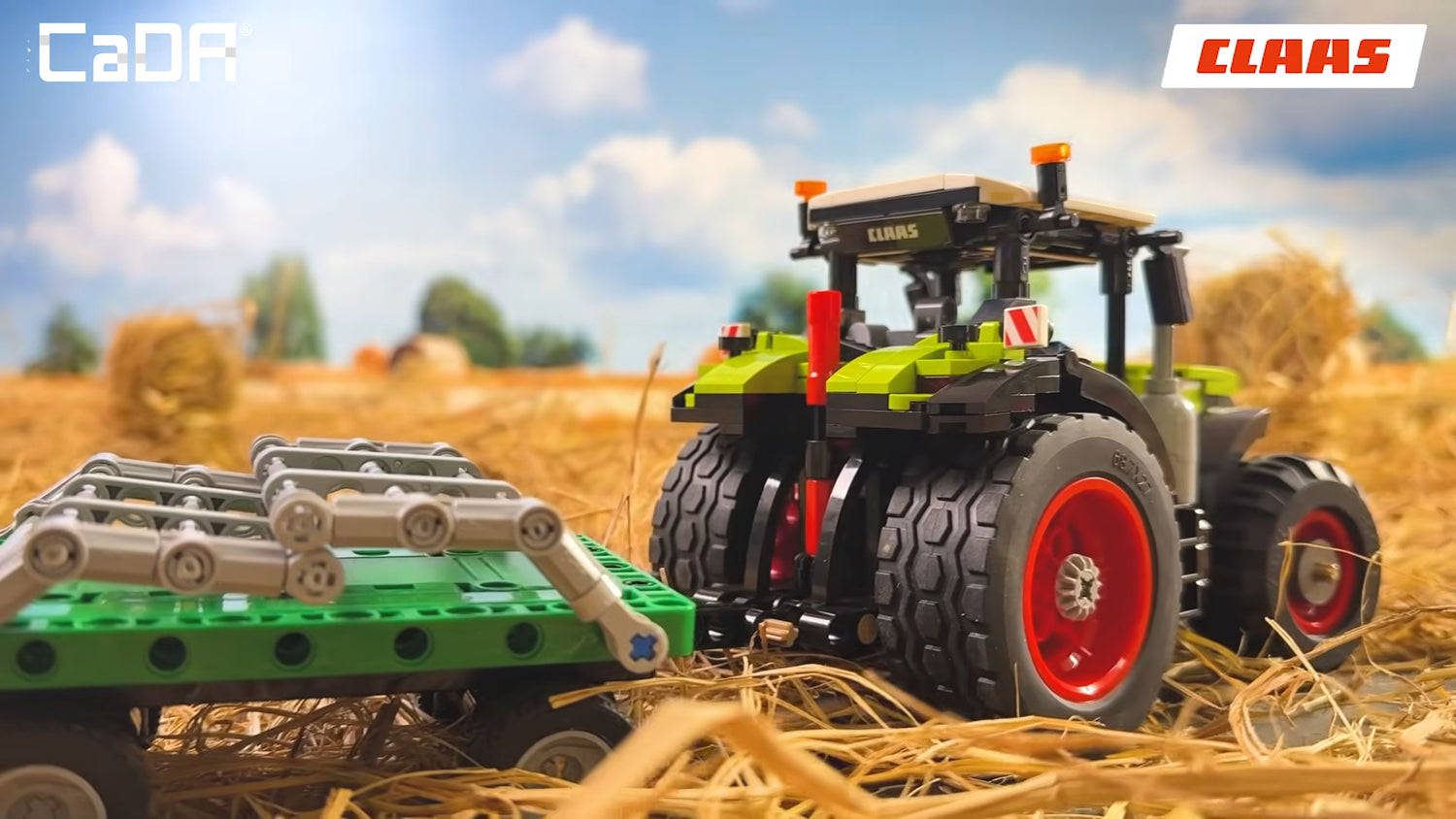CaDA CLAAS Arion 660 Farm Tractor - 448 pcs Brick Building Farm Set C65015W