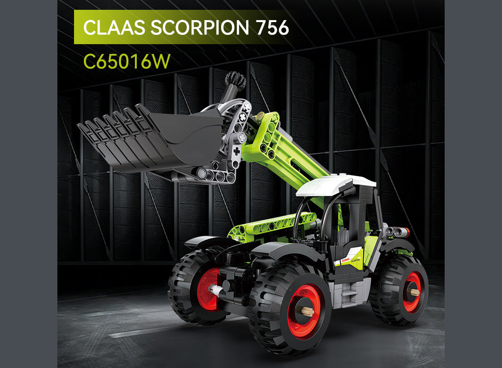 Cada CLAAS Scorpion 756 Farm Telehandler - 401 pcs Building block Farm Set C65016W