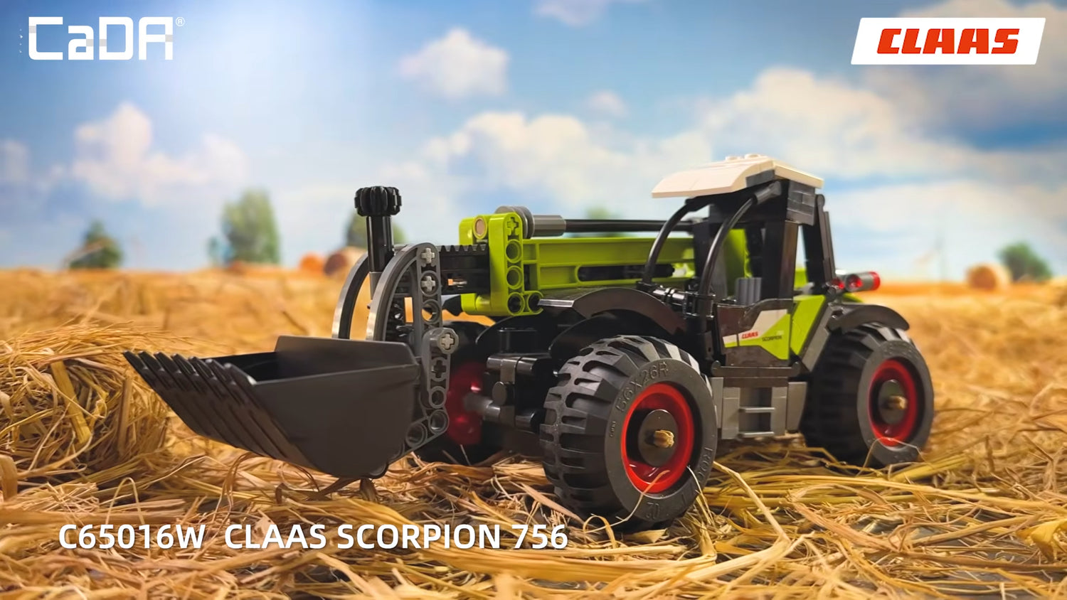 Cada CLAAS Scorpion 756 Farm Telehandler - 401 pcs Building block Farm Set C65016W