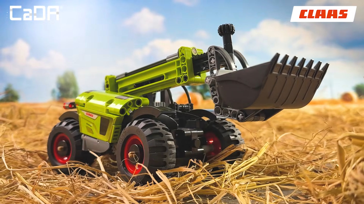 Cada CLAAS Scorpion 756 Farm Telehandler - 401 pcs Building block Farm Set C65016W