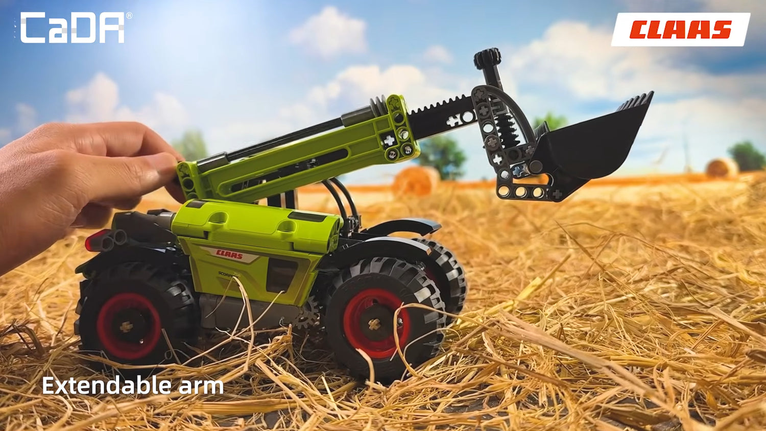 Cada CLAAS Scorpion 756 Farm Telehandler - 401 pcs Building block Farm Set C65016W