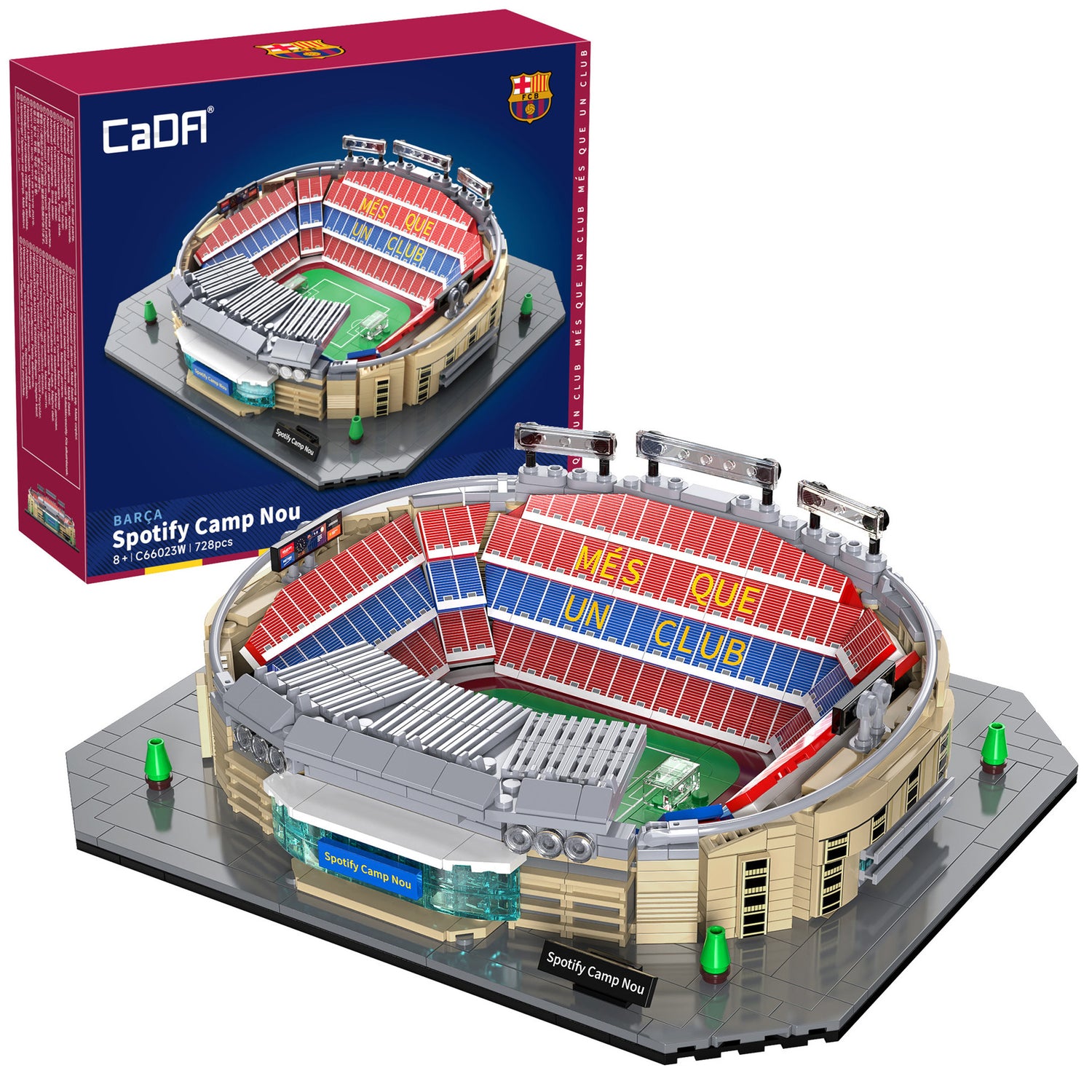 CaDA FC Barcelona Camp Nou Stadium - 728 pcs Building Block Set C66023W