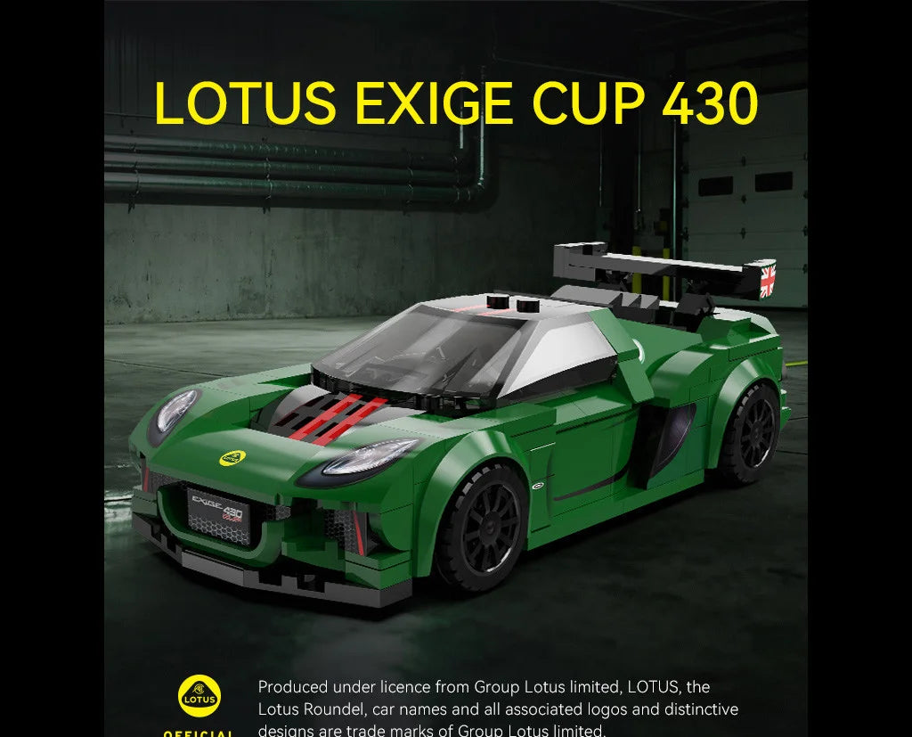 CaDA 1:24 Lotus Exige Cup 430 Car - 319 pcs Building Block Set C55043W