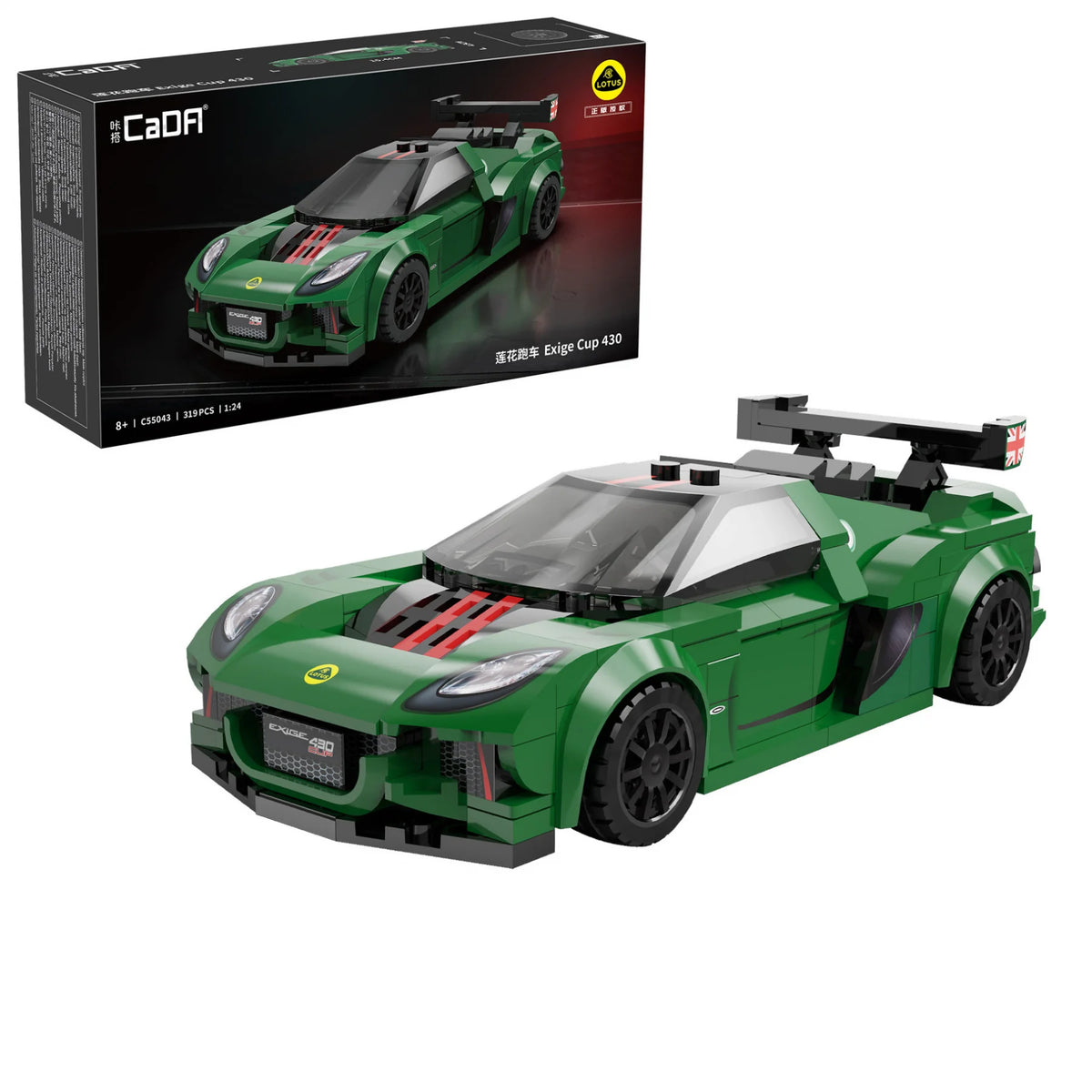 CaDA 1:24 Lotus Exige Cup 430 Car - 319 pcs Building Block Set C55043W