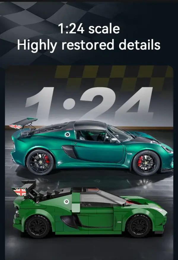 CaDA 1:24 Lotus Exige Cup 430 Car - 319 pcs Building Block Set C55043W