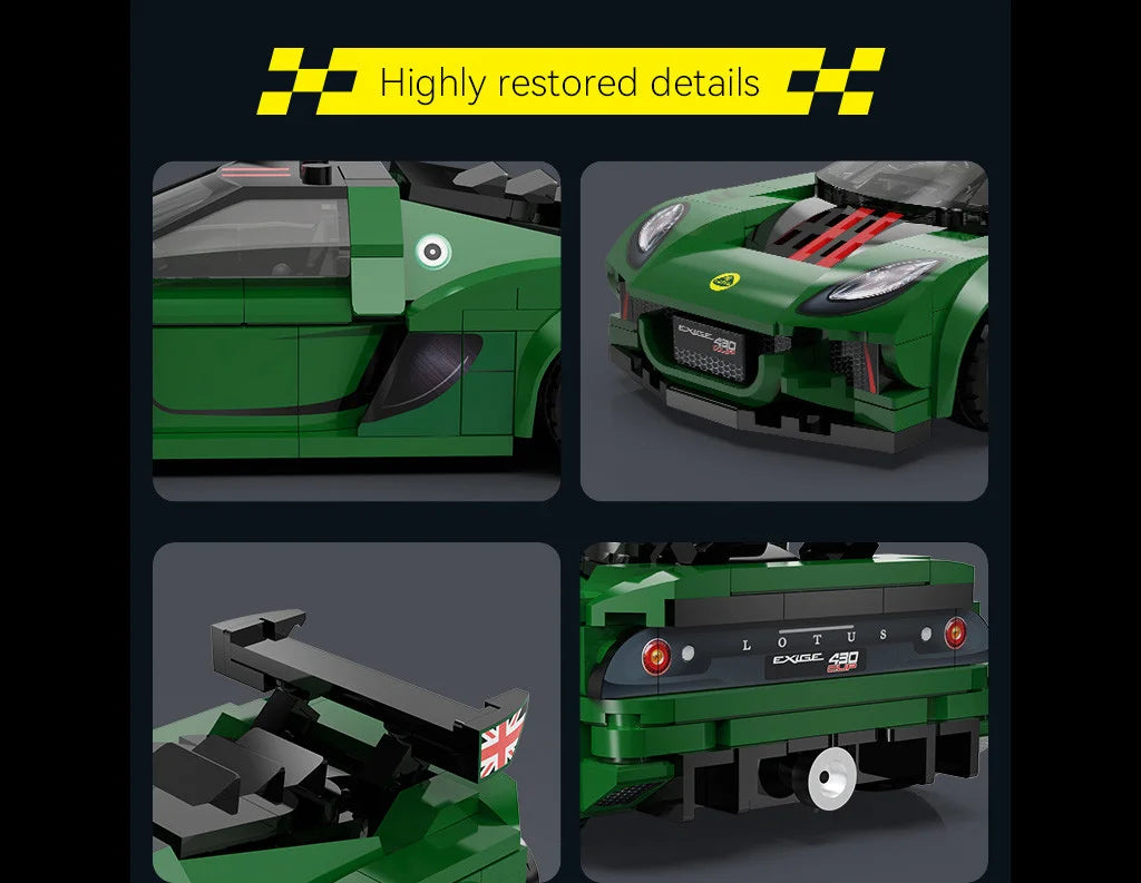 CaDA 1:24 Lotus Exige Cup 430 Car - 319 pcs Building Block Set C55043W