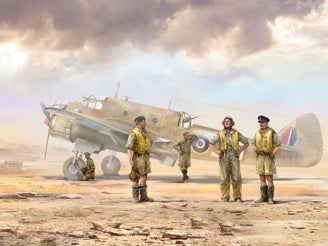 1/48 RAF Pilots In Tropical Uniforms (1941-1945) 5 Figures