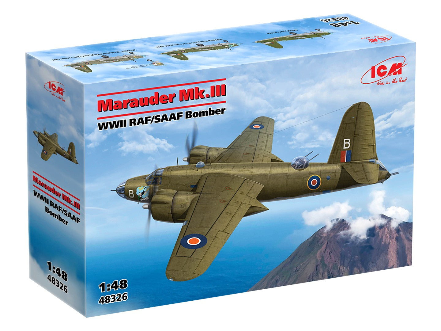 ICM 1/48 Do 217K-2 with Gliding Bombs Fritz-X WWII German Bomber 48275