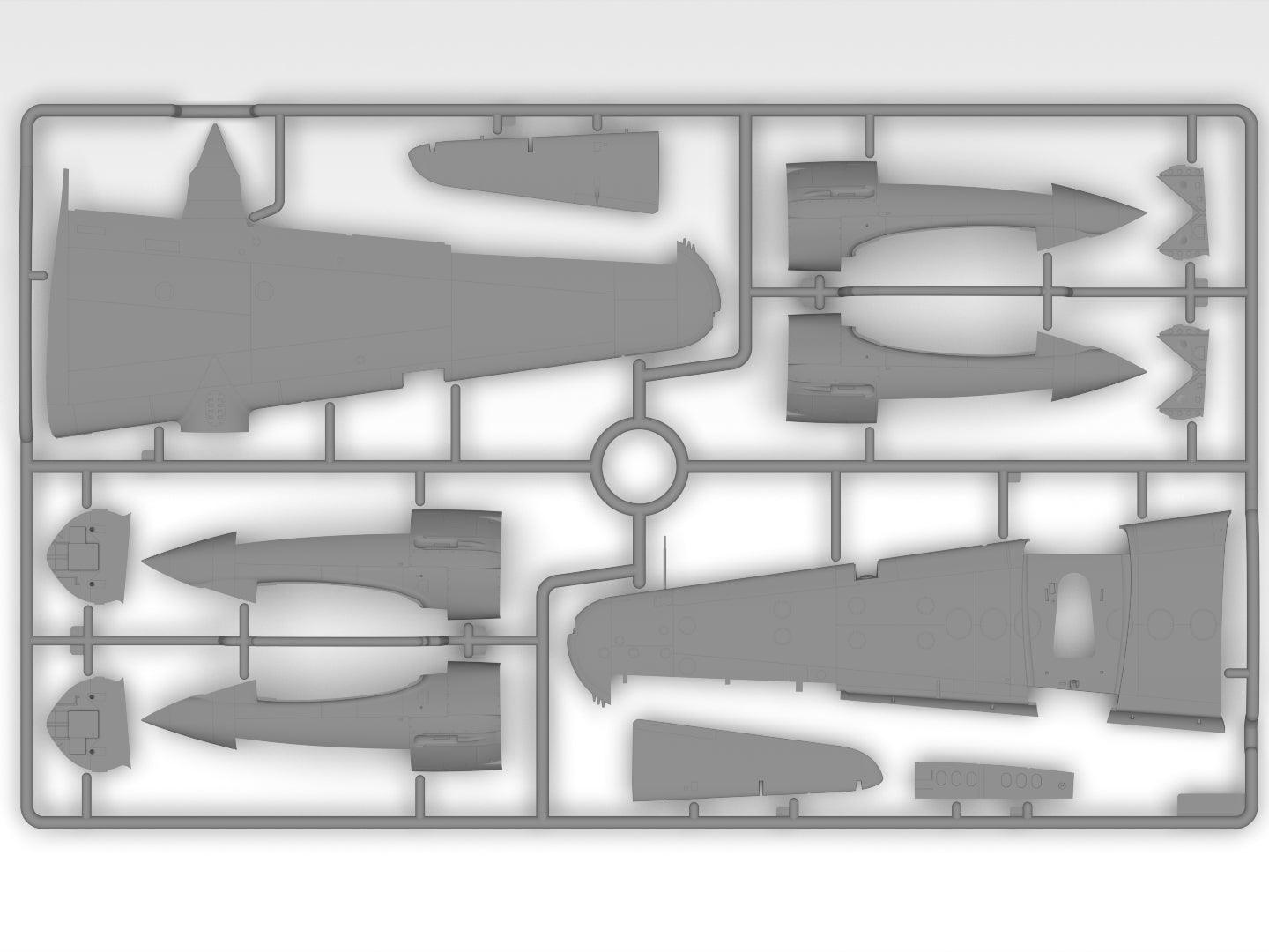 ICM 1/48 Do 217K-2 with Gliding Bombs Fritz-X WWII German Bomber 48275