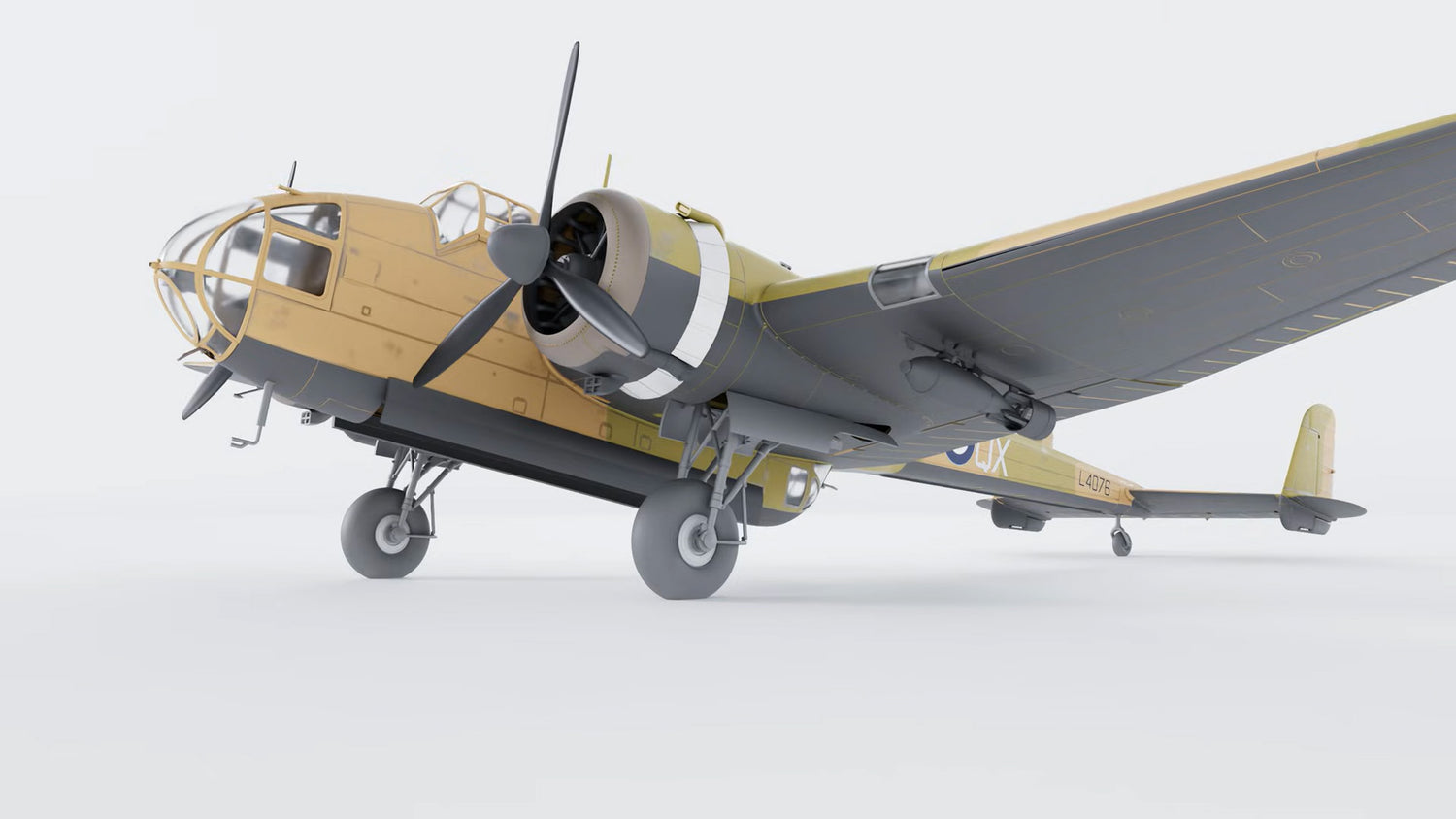 ICM 1/48 HP.52 Hampden B.Mk.I WWII British Bomber ICM