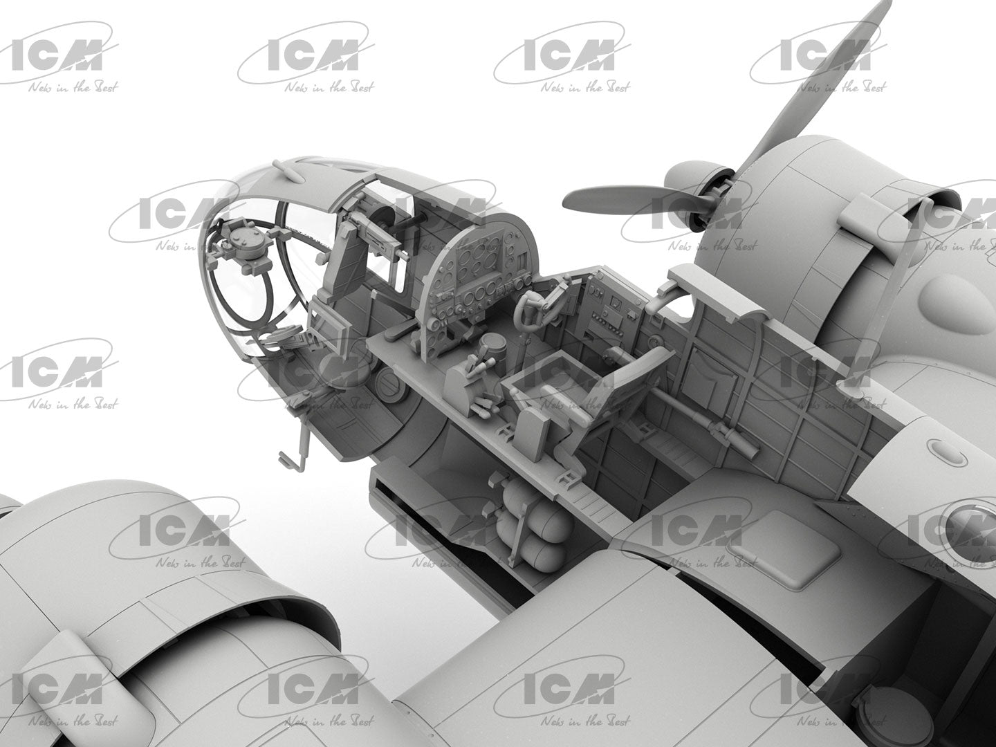 ICM 1/48 HP.52 Hampden TB.Mk.I WWII British Torpedo Bomber ICM48353