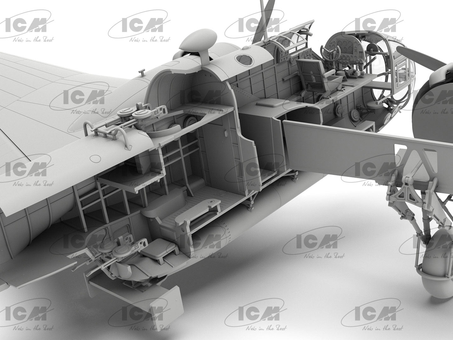 ICM 1/48 HP.52 Hampden TB.Mk.I WWII British Torpedo Bomber ICM48353