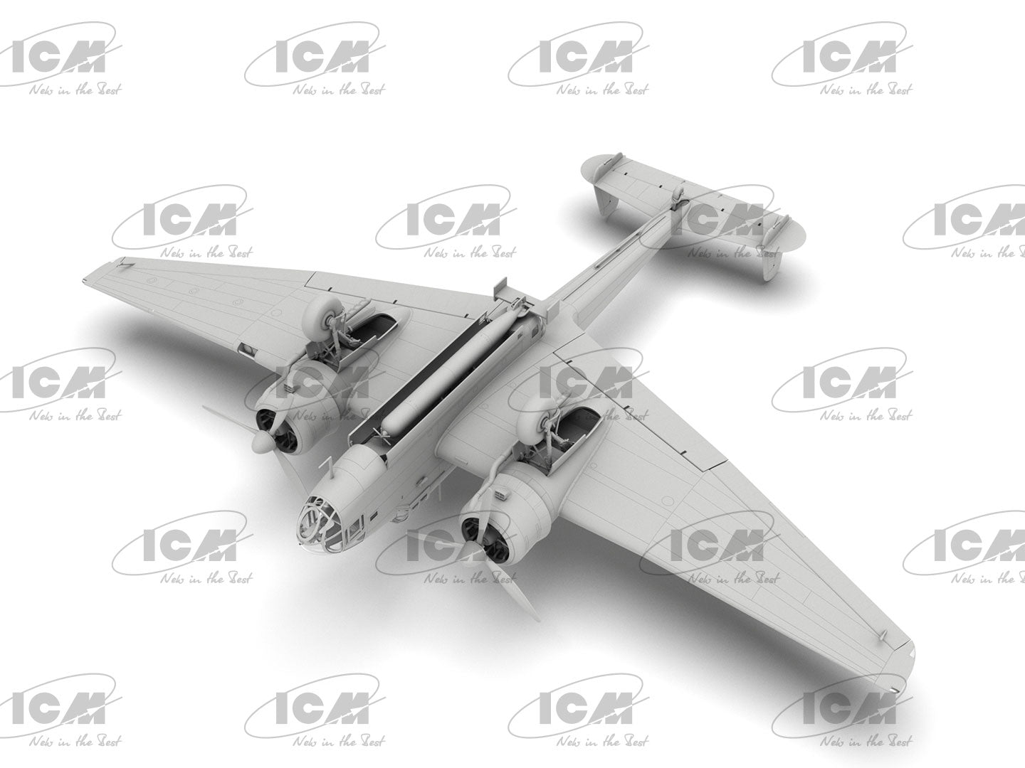 ICM 1/48 HP.52 Hampden TB.Mk.I WWII British Torpedo Bomber ICM48353