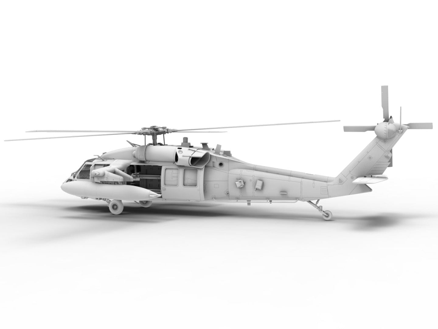 ICM 1/48UH-60A Black Hawk 'Medevac' with Flight Medics Model kit 48365