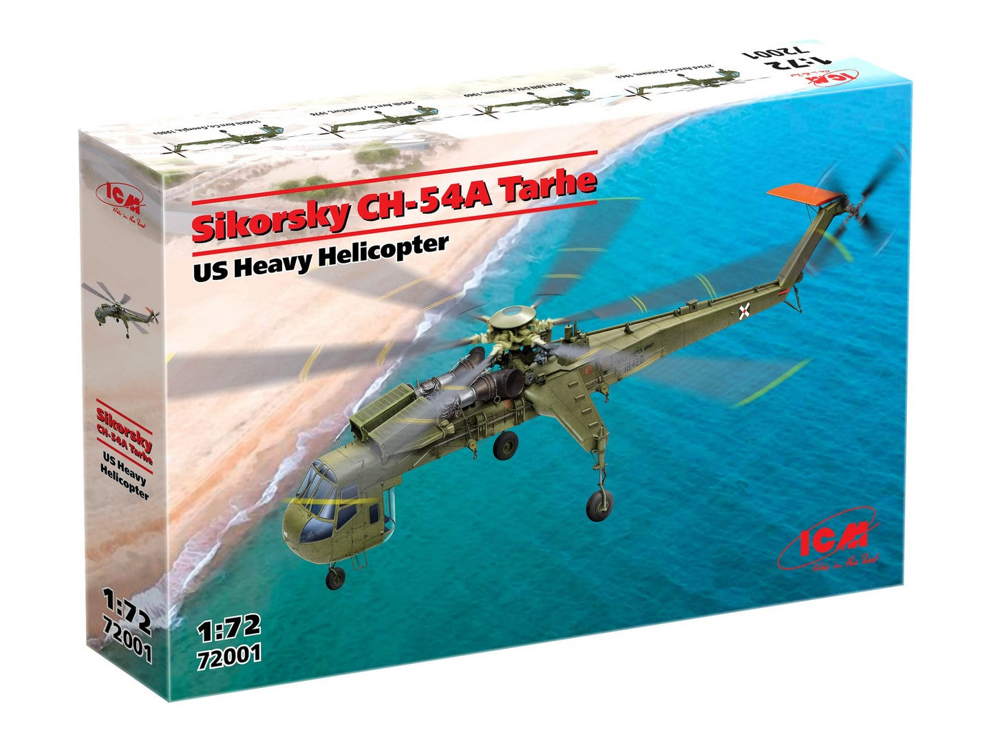 ICM 1/72 Sikorsky CH-54A Tarhe U.S. Heavy Lift Helicopter