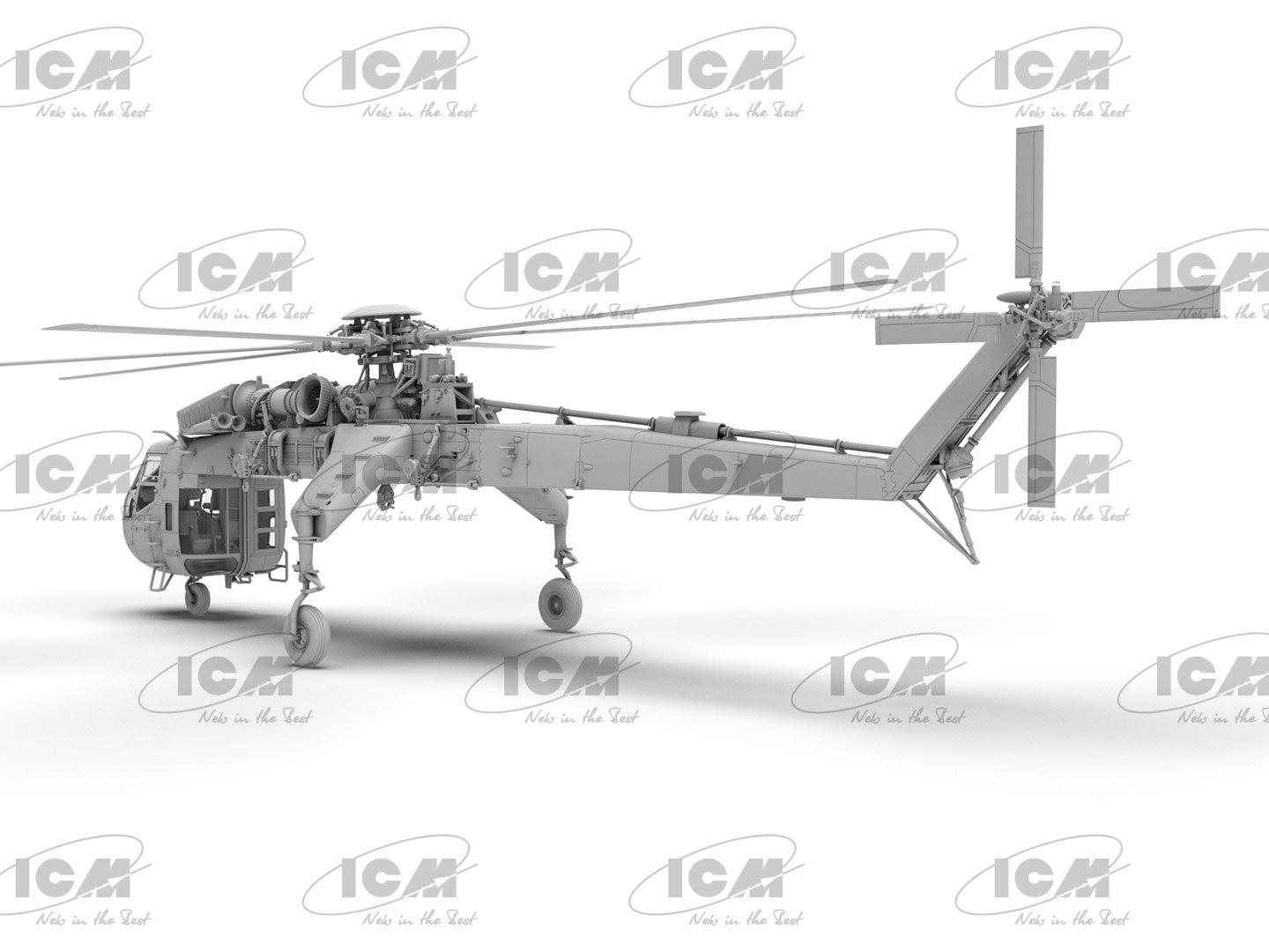ICM 1/72 Sikorsky CH-54A Tarhe U.S. Heavy Lift Helicopter
