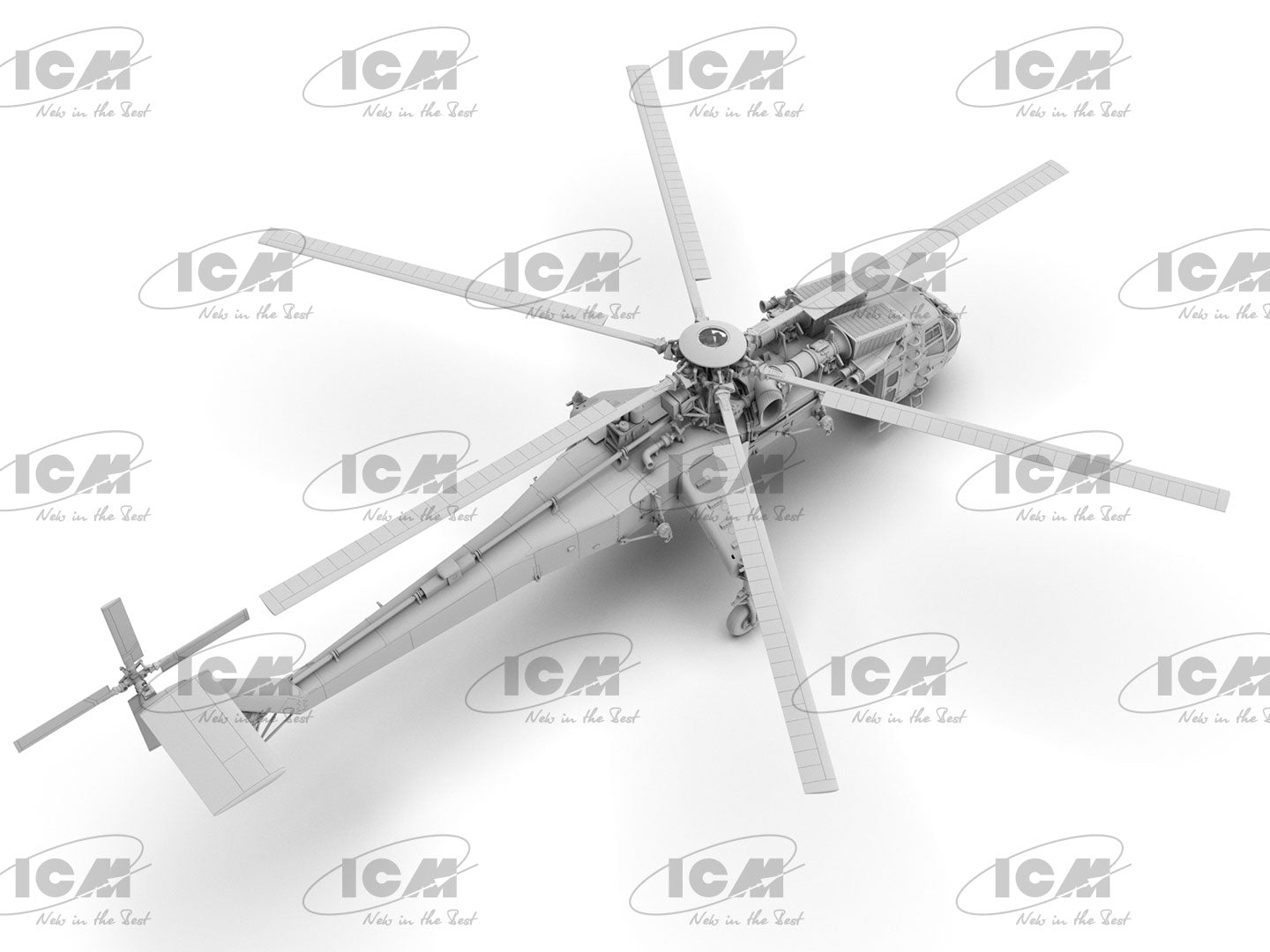 ICM 1/72 Sikorsky CH-54A Tarhe U.S. Heavy Lift Helicopter