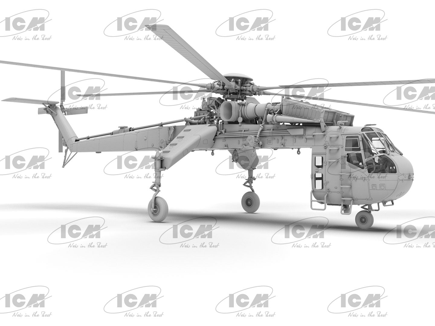ICM 1/72 Sikorsky CH-54A Tarhe U.S. Heavy Lift Helicopter