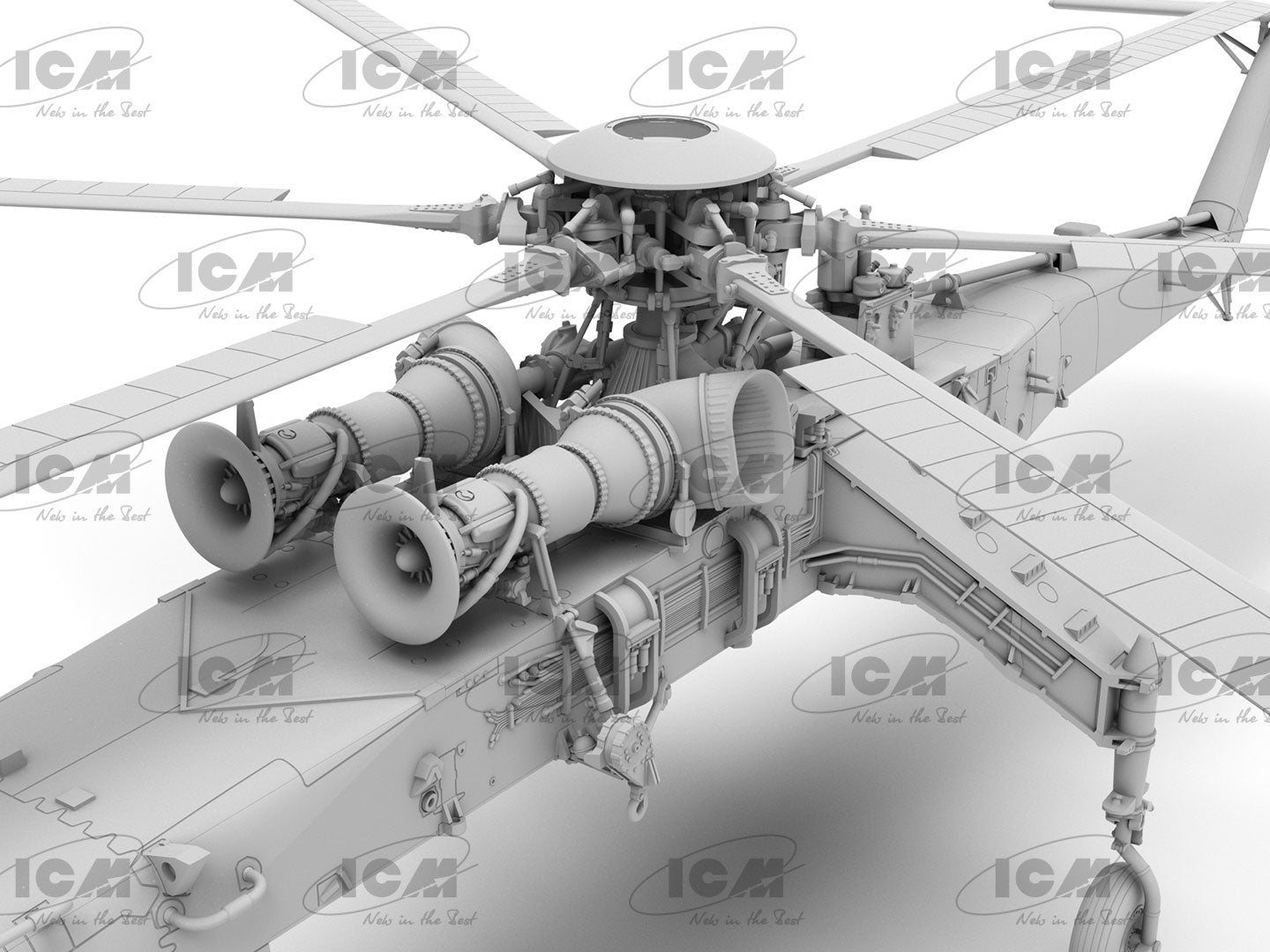 ICM 1/72 Sikorsky CH-54A Tarhe U.S. Heavy Lift Helicopter